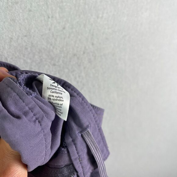 Athleta Womens Commuter Capris Pants Womens 8 Nylon Bermuda 32x18 Purple 819692 - Picture 12 of 16